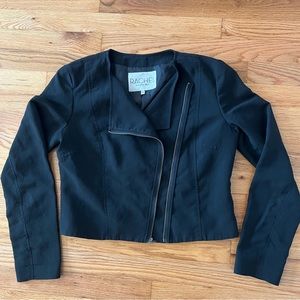 Cropped Asymmetrical Zip Rachel Roy Jacket
